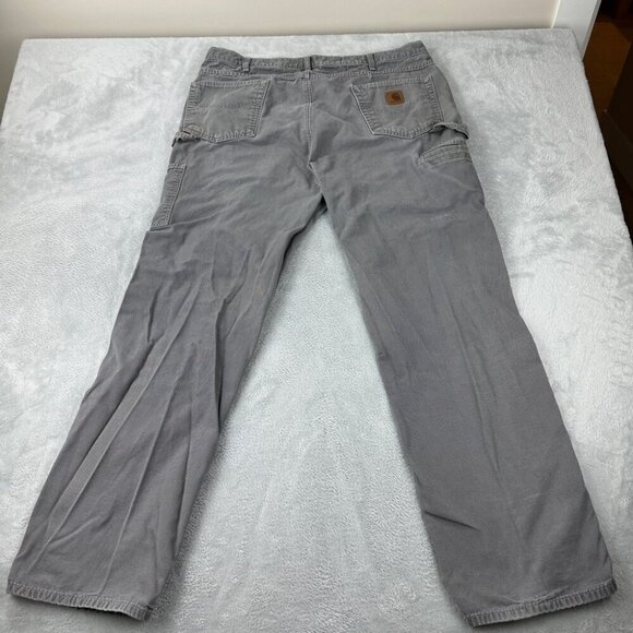 Carhartt Grey Loose Fit Denim Pants Men’s Size 40 x 34 - Picture 6 of 12